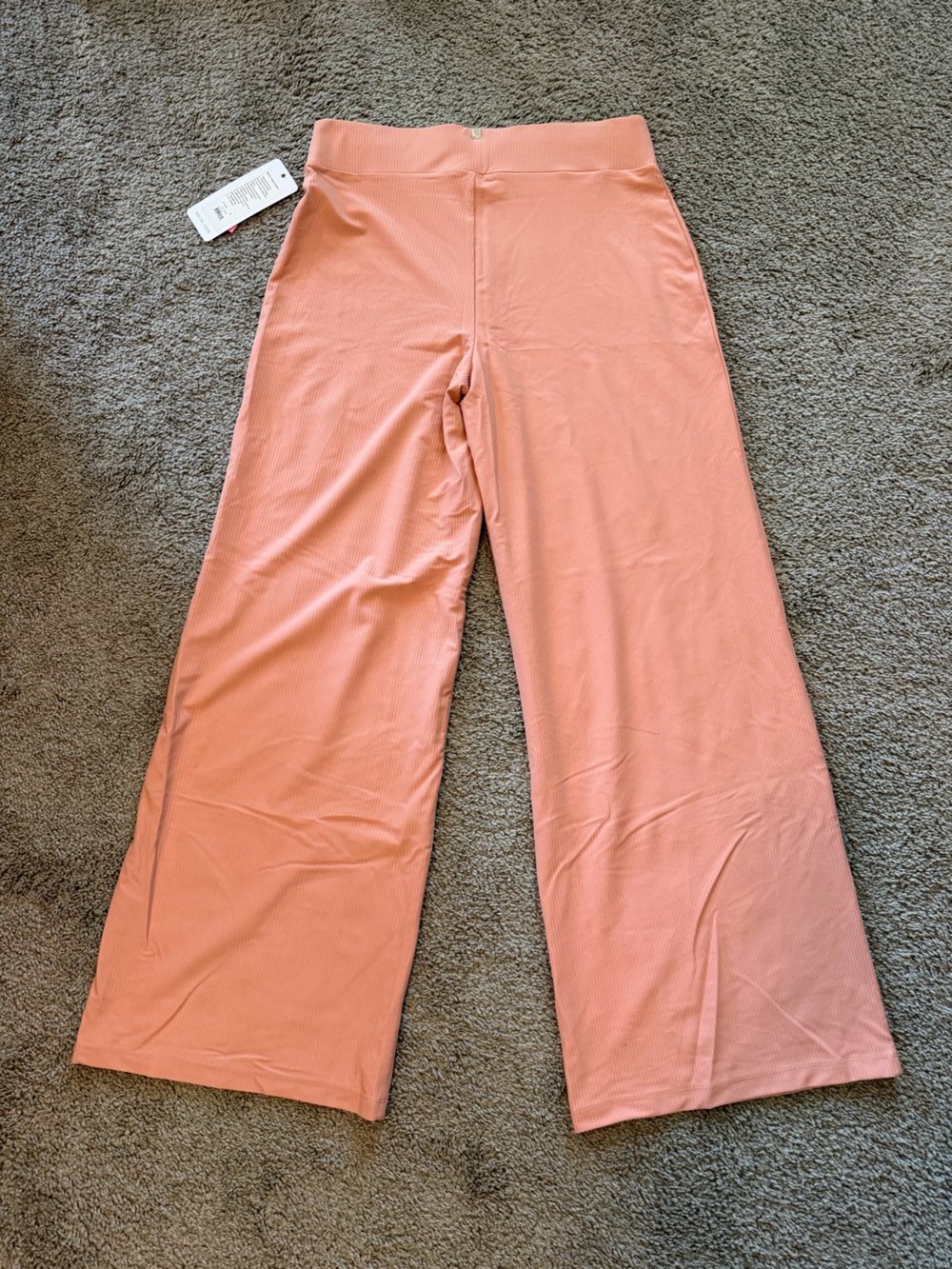 RHONE Coral Ribbed Active Top - Picture 2 of 4